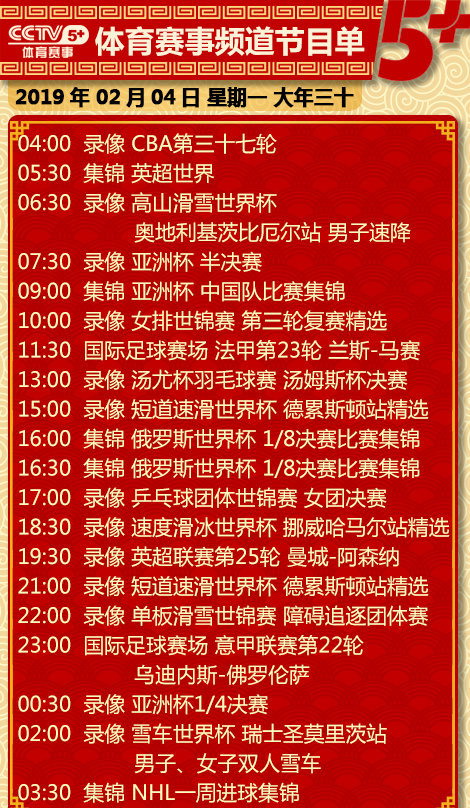 即时NBA比分查询(央视今日节目单 CCTV5直播NBA雷霆VS凯尔特人 天下足球 各种录播)