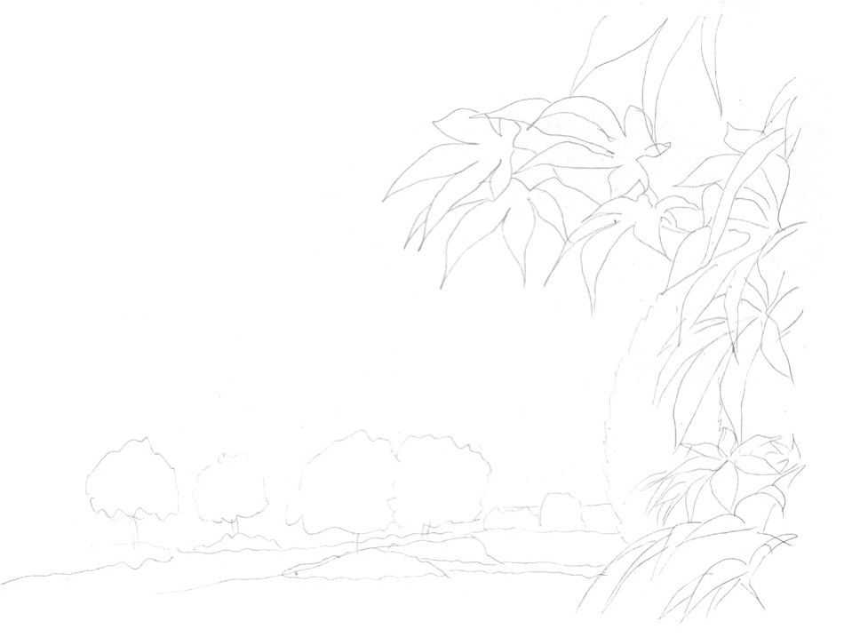 不会画校园风景速写？教你分步骤画多伦多校园建筑，画的太美了