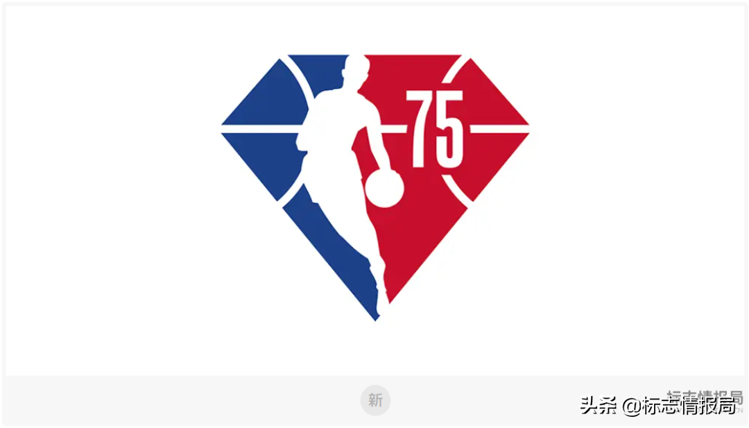 NBA logo(NBA公布75周年纪念LOGO)