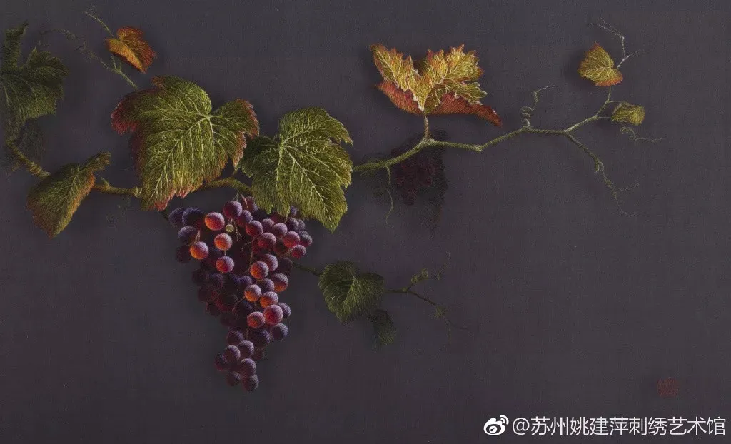 苏州刺绣图案图片（苏州最牛绣娘一幅画耗1.2亿针）