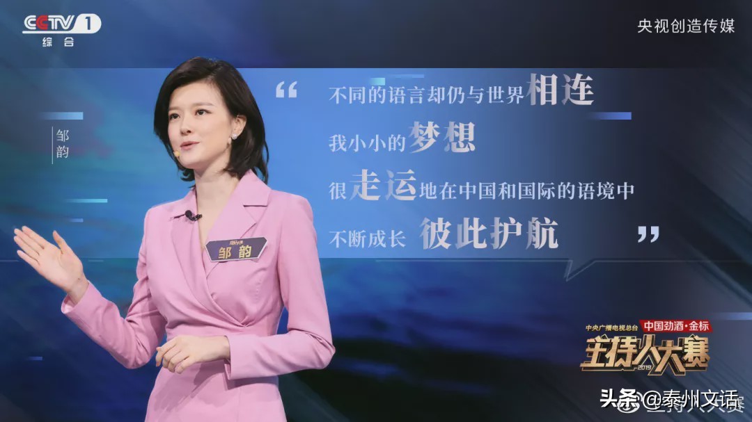 央视《主持人大赛》金句合集