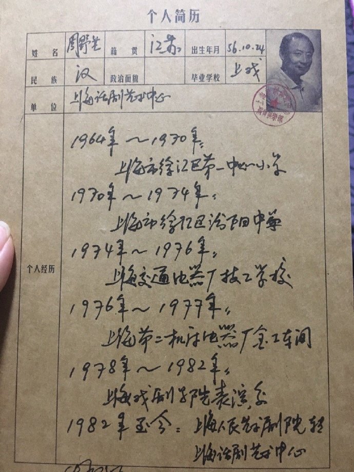 还记得周野芒扮演的林冲吗？80年代工资50元，前妻很著名