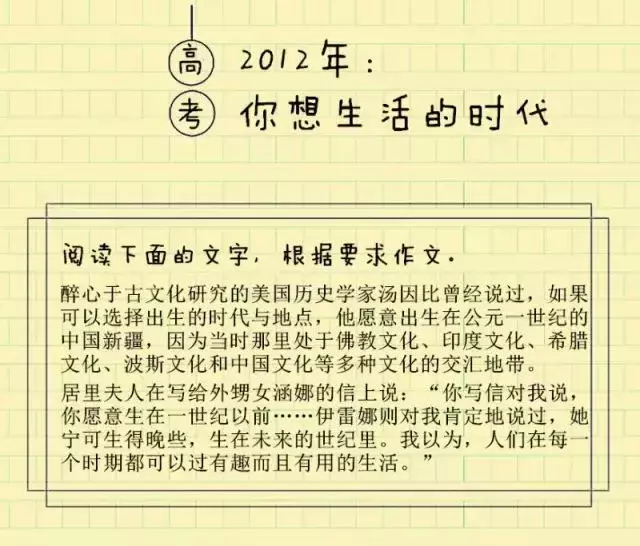 2019高考作文真题来啦！附广东近10年高考语文作文题合集