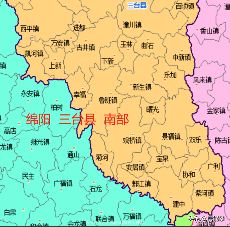 绵阳三台62乡镇人口、土地、工业、商业、村社最新统计,2021年
