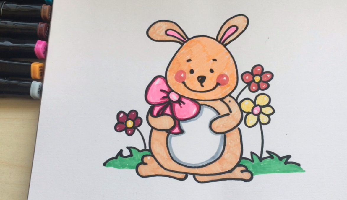 干货！学画可爱的小兔子简笔画，步骤超详细的图文教程