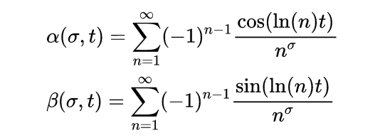 zeta函数的所有非平凡零点都有实部1/2.