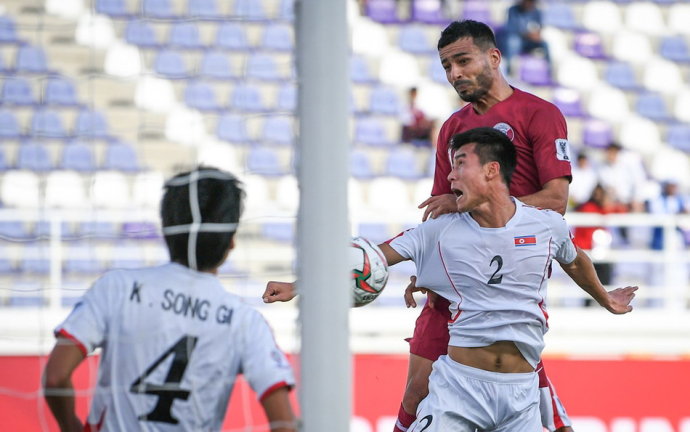 亚洲杯E组第2轮战报+排名 朝鲜两战狂丢10球 卡塔尔沙特提前出线