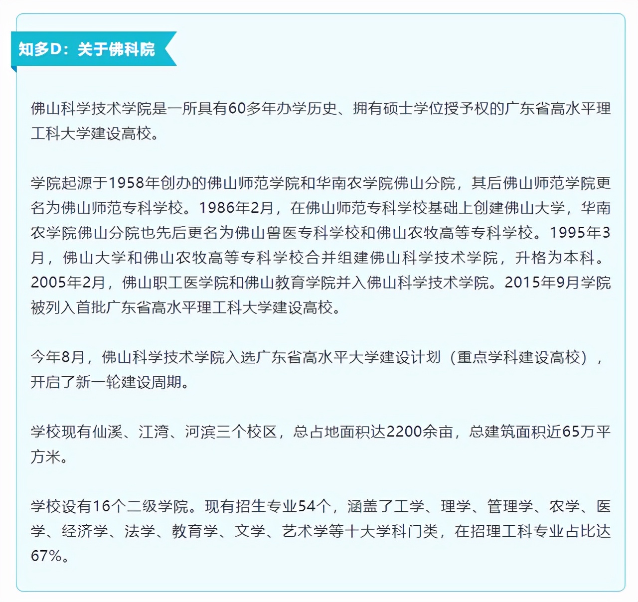 佛山科技职业学院,佛山科技职业学院分数线
