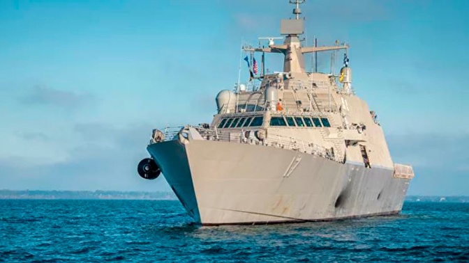 印第安纳波利斯号战舰（美国展示了“印第安纳波利斯”号滨海战斗舰，该舰是自由级第17艘）-华海博客