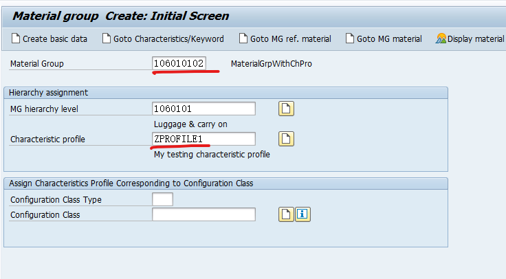 SAP RETAIL 特徵引數檔案(Characteristic Profile) II