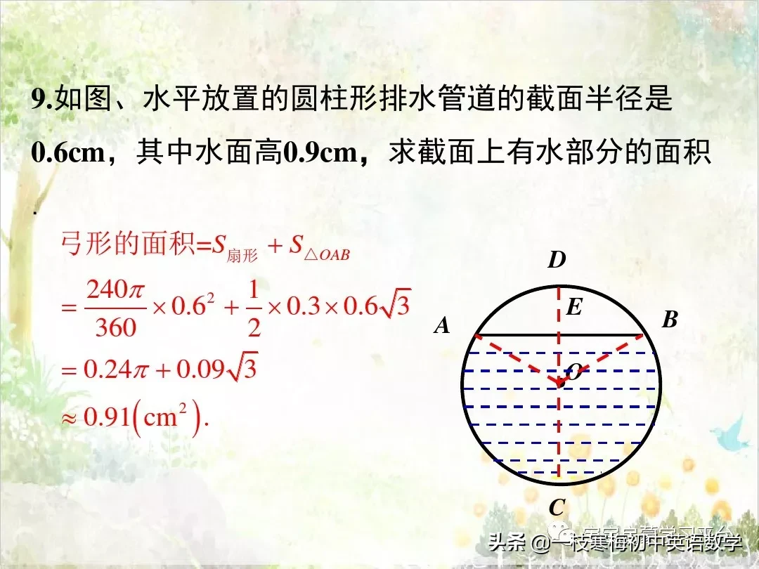 圆的弧长公式,圆的弧长公式和扇形面积公式