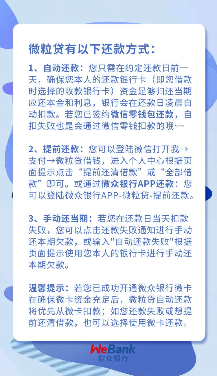如何开具微粒贷还清证明与微粒贷还款相关的问题解答