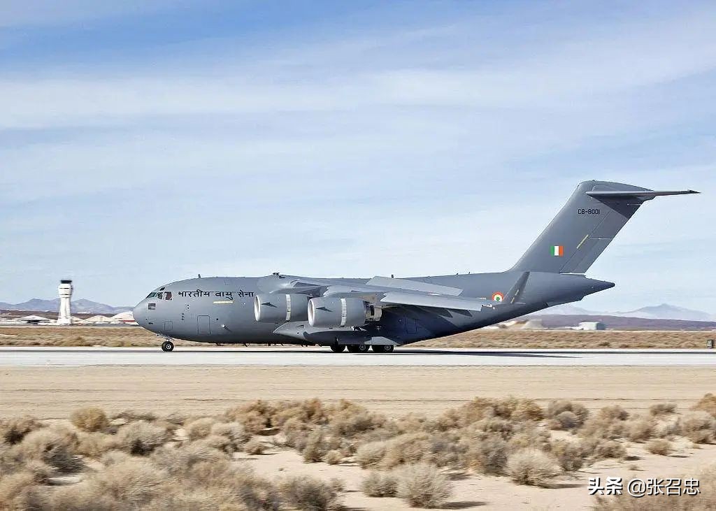 印度为数不多没有摔过的运输机——“环球霸王”C-17 | 图说