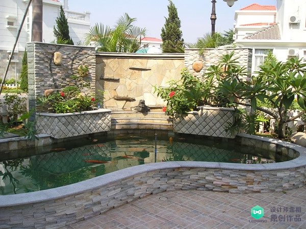 庭院鱼池都有哪些样式庭院鱼池样式图