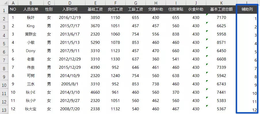 在常见的3种工资条场景中，教你4种批量打印工资条的方法