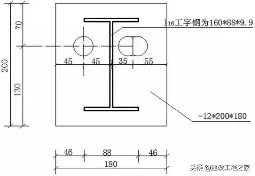 短肢工字钢悬挑脚手架施工工法