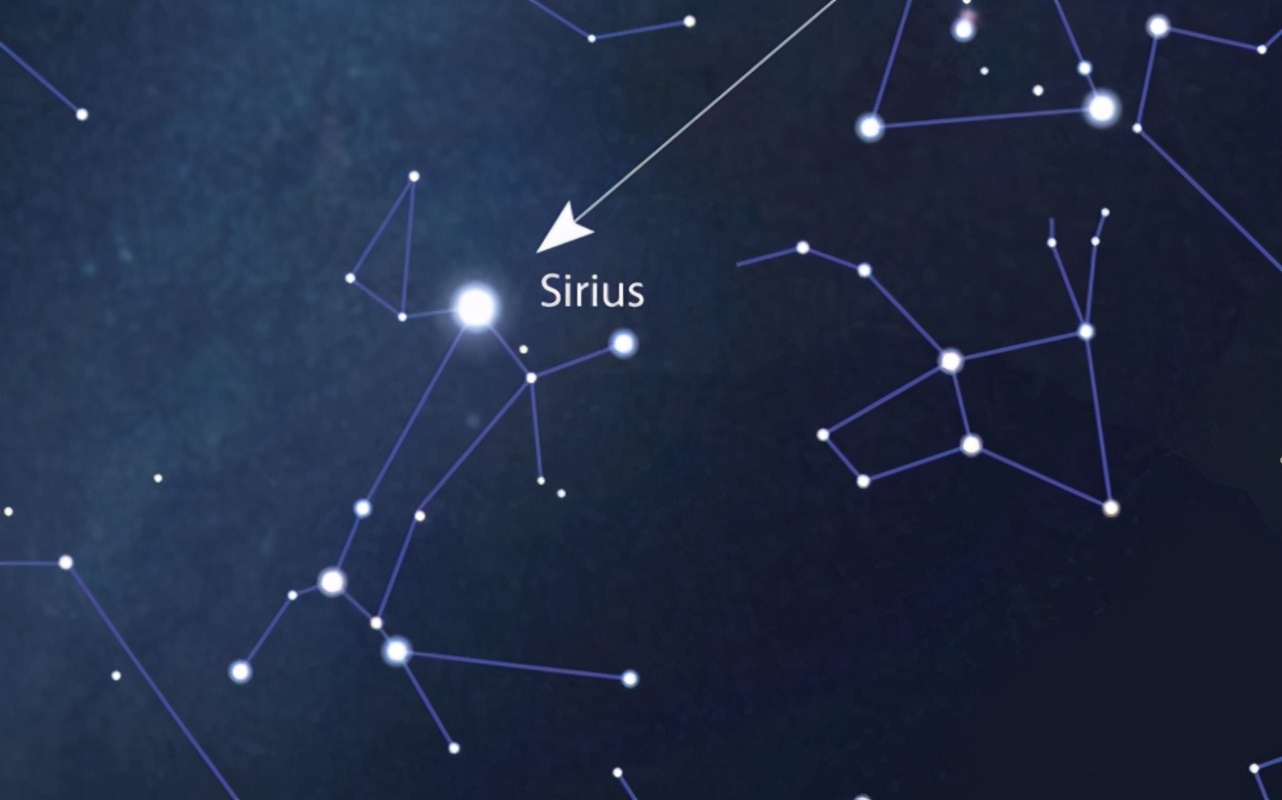 注意观赏天狼星,它是夜空中最亮的恒星