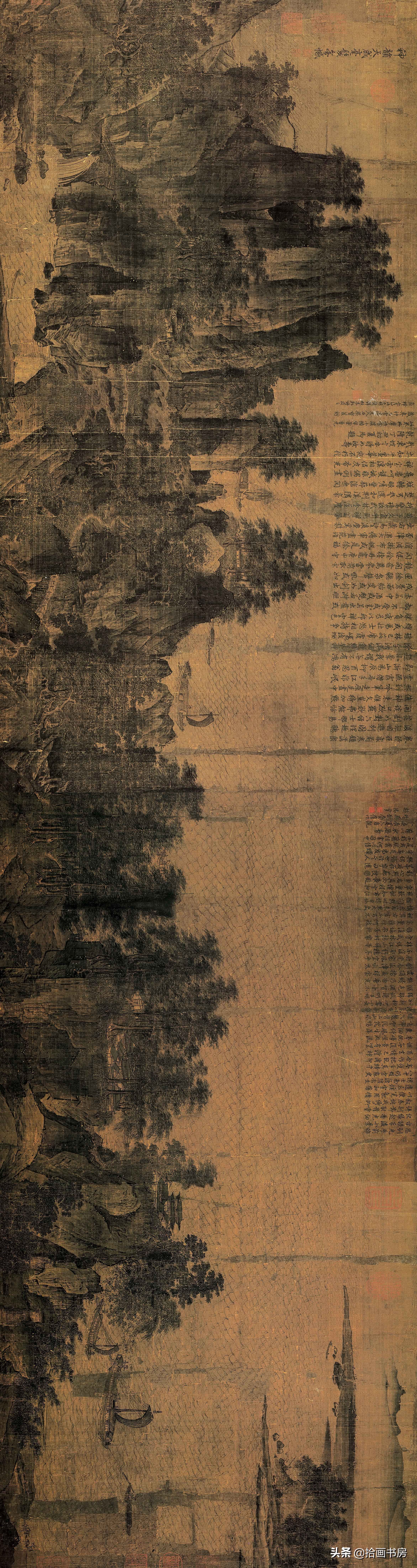 李唐万壑松风图作品赏析万壑松风图作品赏析