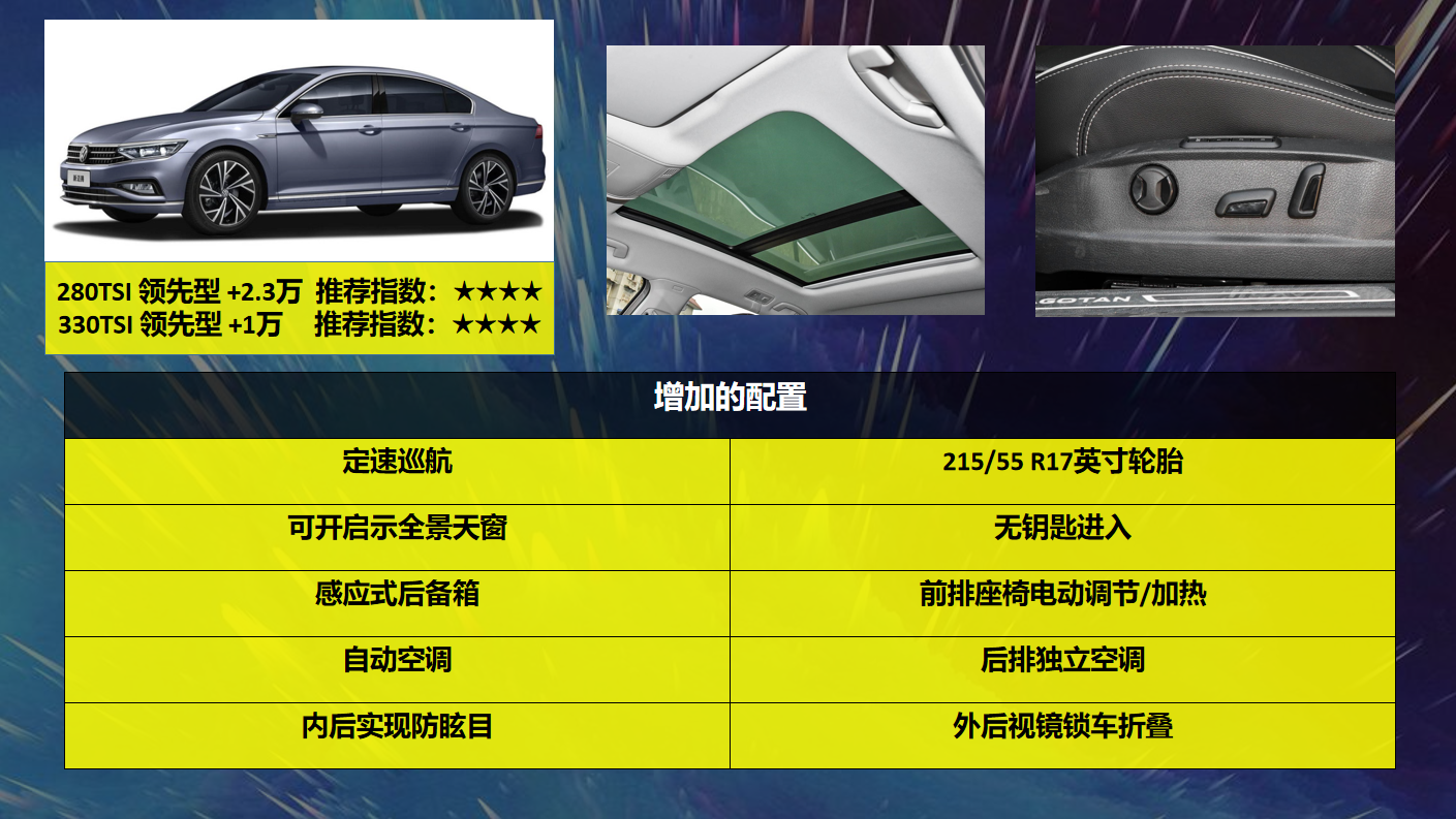 大众迈腾配置分析：宜商宜家，豪华版最值得推荐