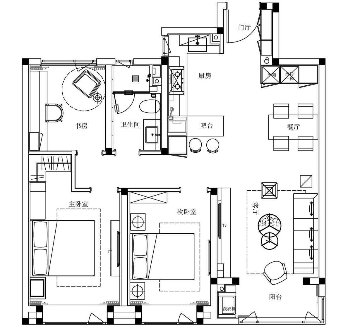 把新家装修成样板间会怎样？看了她108㎡新房，效果确实很好