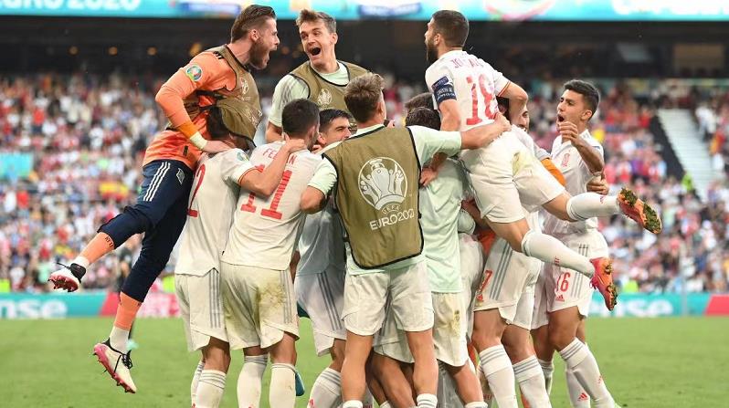 西班牙经加时赛5：3击败克罗地亚 晋级本届欧洲杯八强