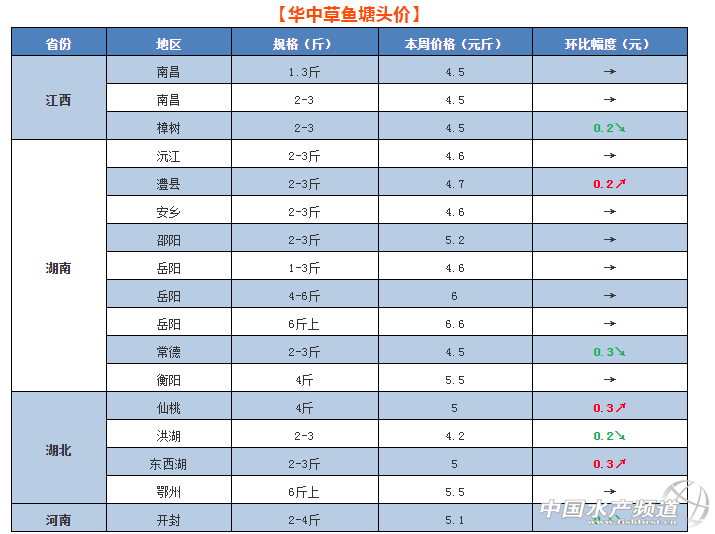 珠三角草鱼烂市全线跌！冷空气侵袭，广东华东行情是否要“触底反弹”？