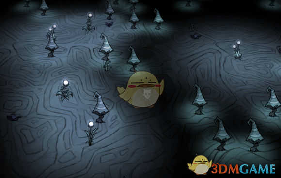 《饥荒：联机版》洞穴地形完全解析——绿蘑菇森林篇