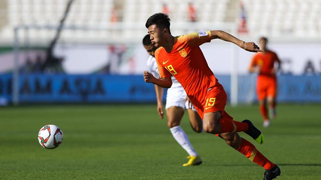 亚洲杯首战中国队2：1逆转战胜吉尔吉斯斯坦