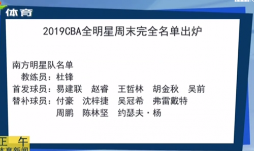 哪里能看cba扣篮大赛(2019CBA全明星赛赛程时间表 附CCTV5体育频道直播地址)