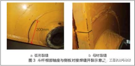 「修机」必备基础！挖掘机斗杆轴孔磨损和焊缝开裂修复工艺