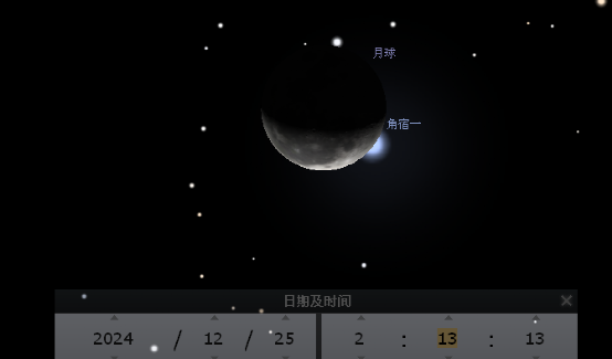 何夜无月，但少伴月如角宿一者耳-本周末双星与月连一线，天文爱好者不容错过的好机会，赶快准备！