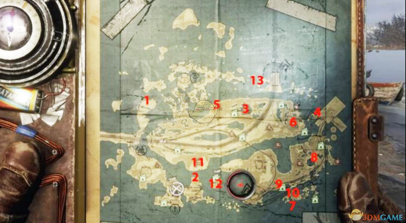 《地铁：逃离》伏尔加河装备搜集点一览