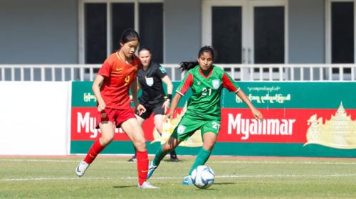 中国女足2019世界杯26(中国U-16女足全胜进入亚锦赛决赛阶段)