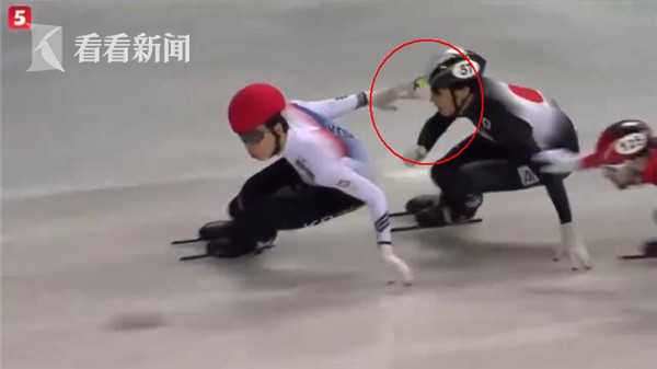 事不过三！韩国速滑选手黄大宪三次犯规 冲刺拦人被取消成绩