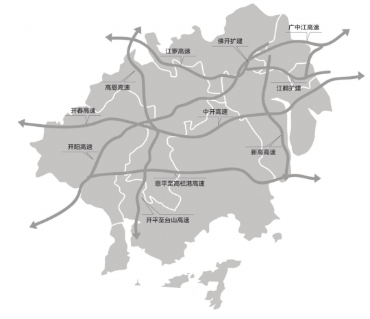 广东电视公共频道鹤山桃源(江门多条高速道路年内通车)