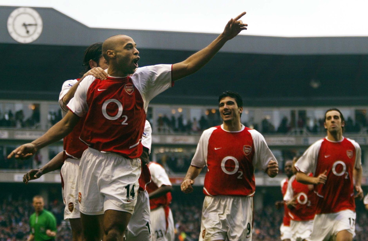 阿森纳亨利高清壁纸（英超时代最伟大的10位阿森纳球星：亨利排名榜首无悬念！）