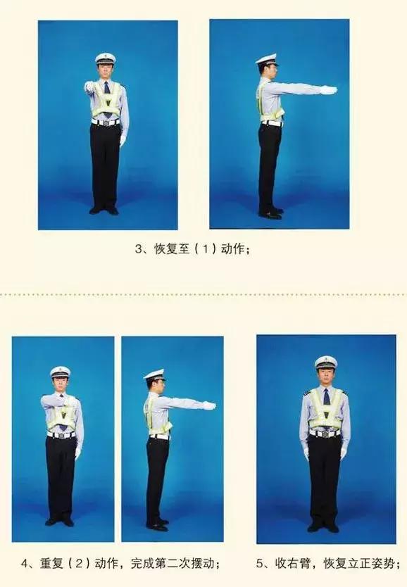这些动作看不懂，一不小心就违法！交警手势信号图解，司机必备