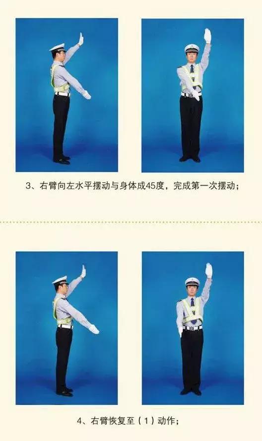 这些动作看不懂,一不小心就违法!交警手势信号图解,司机必备