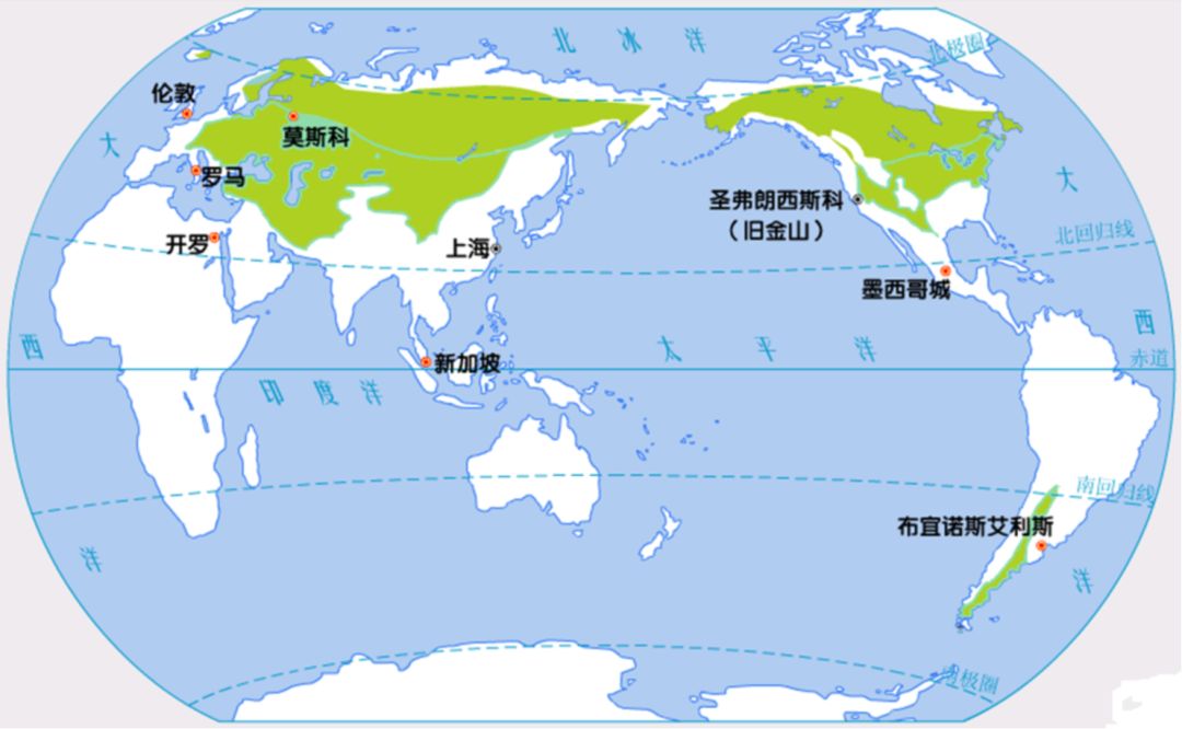 气候类型分布图,气候类型分布图及特点