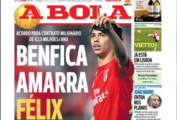 本菲卡要求翻倍（球报：本菲卡与费利什即将续约，违约金2亿欧元）-华海博客