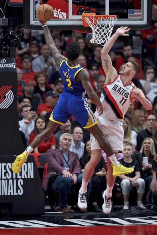 19年西部决赛勇士开拓者（勇士119—117胜开拓者 总比分4—0夺NBA西部冠军）