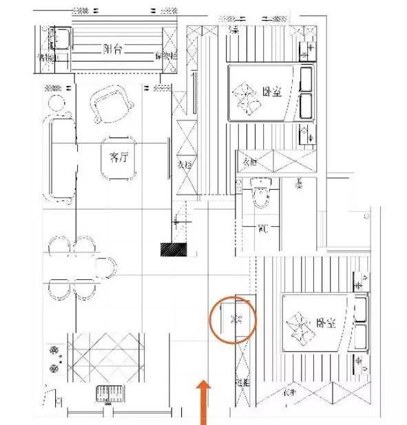 案例｜下列的户型平面图，有什么风水的问题呢