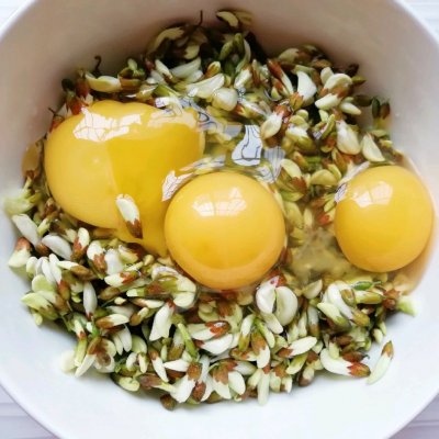 槐花炒鸡蛋#童年不同样,美食有花样