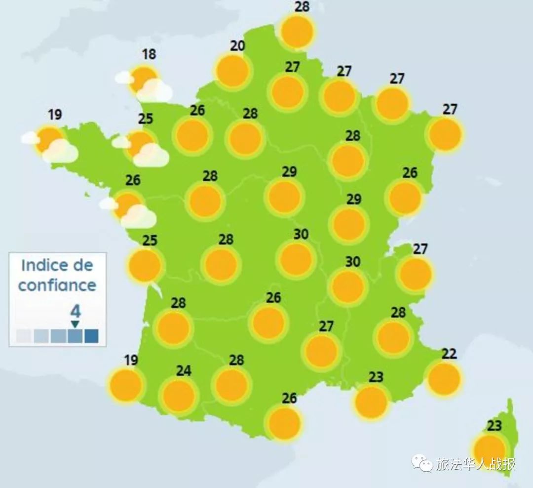 巴黎天气预报(天气预警：法国将迎来炎夏！比往年更热)
