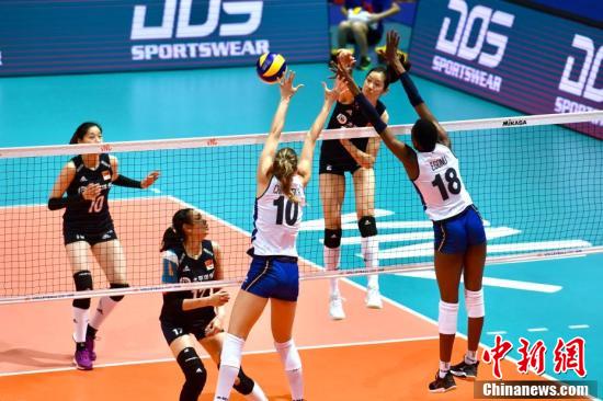 fivb世界杯女排联赛(FIVB世界女排联赛香港站：中国逆转意大利 全胜夺冠)