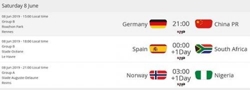 女足世界杯欧洲区预选赛直播（女足世界杯中国队对德国队6月8日直播网站观看方式 中国女足赛程）