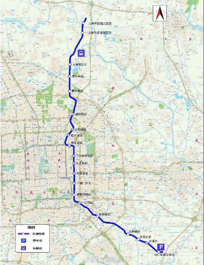 北京地铁13号线站点图片