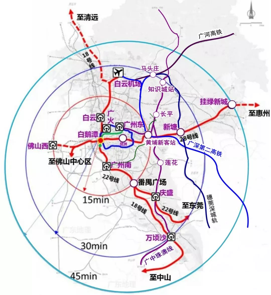 望从原规划的新塘站,进一步向西进入广州东站,那么作为中间站的黄埔站