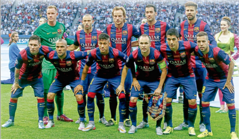 巴萨德容年龄(巴萨主力阵容老龄化严重,七人曾在四年前欧冠决赛首发)