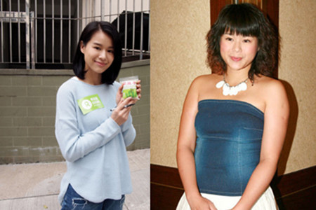 胡杏儿减肥前后对比 短时间减掉三十斤肥肉